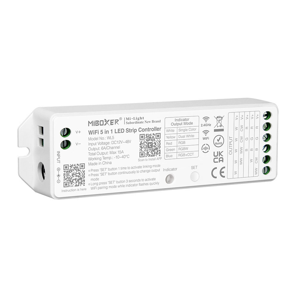 MiBoxer WL5 WiFi 5 in 1 LED Strip Controller MiBoxer WL5